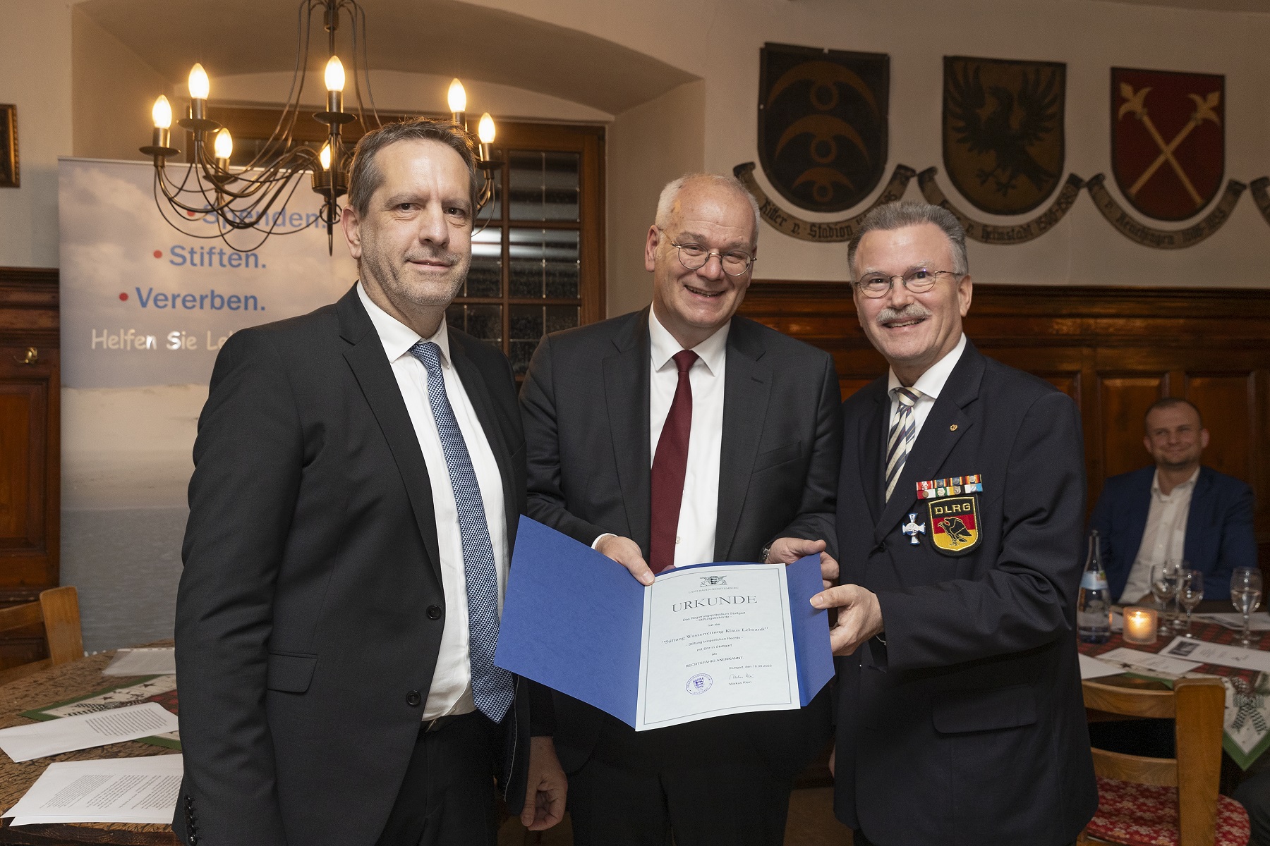 v.l.n.r.: RA Frank Epple, Dr. Thomas Brinz, Prof. Dr. Harald Jatzke
